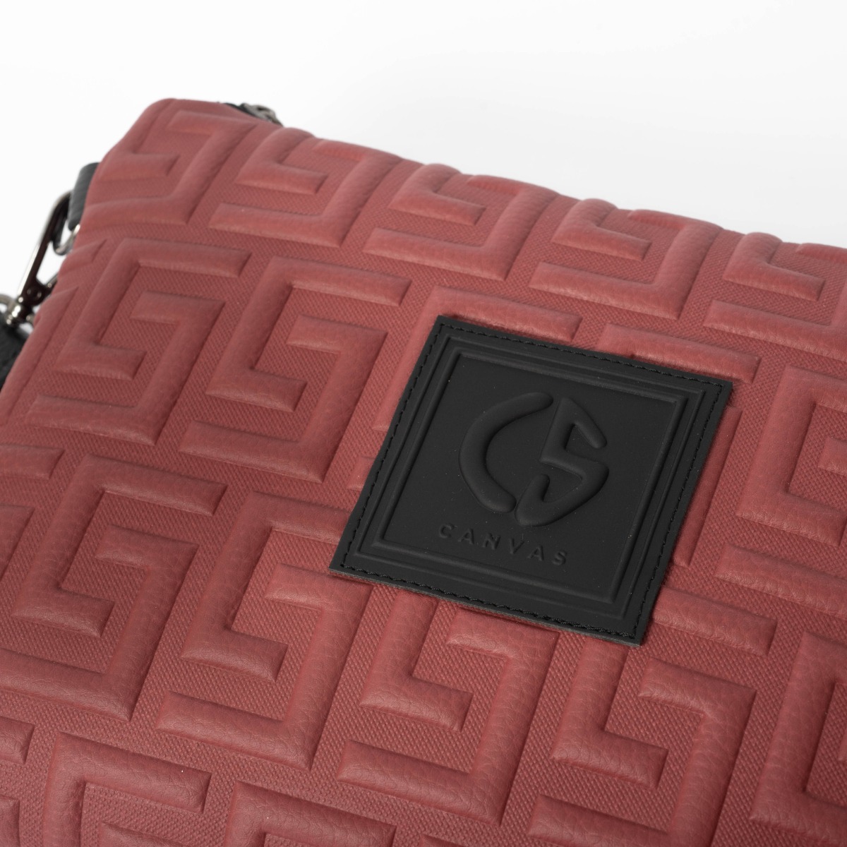 Τσαντάκι χειρός μπορντώ CANVAS AMELIA II