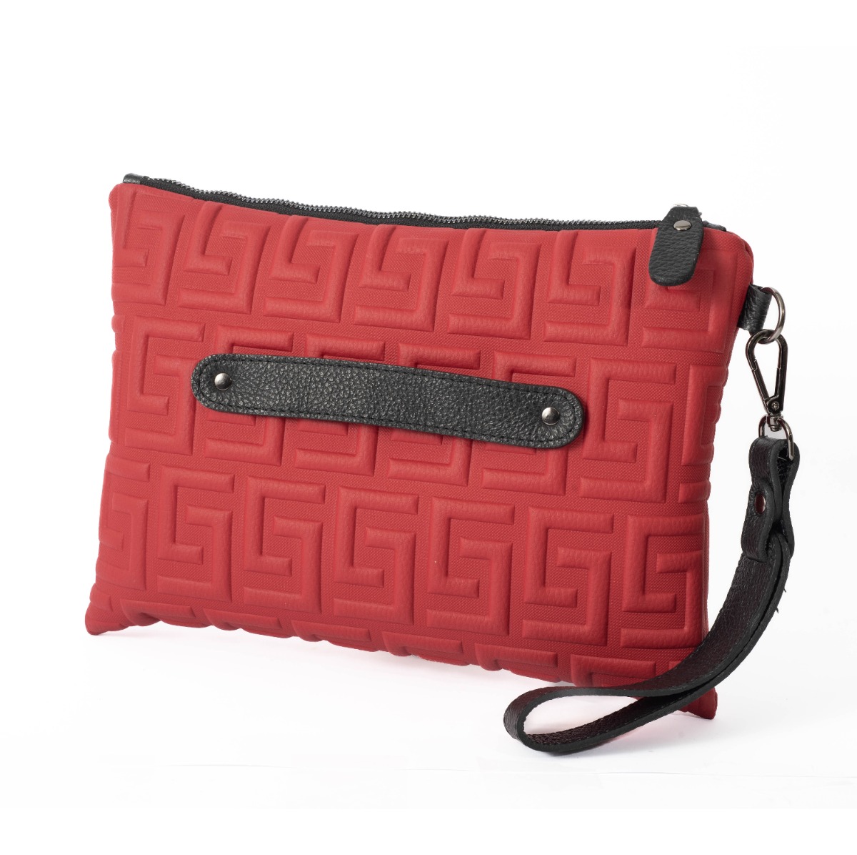 Τσαντάκι χειρός μπορντώ CANVAS AMELIA II