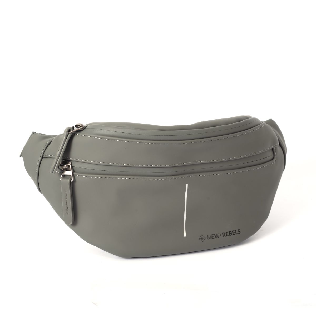 Τσαντάκι bum bag αδιάβροχο NEW REBELS γκρι