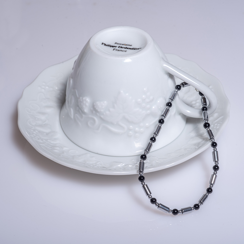 Βραχιόλι Αιματίτης , μαύρος όνυχας