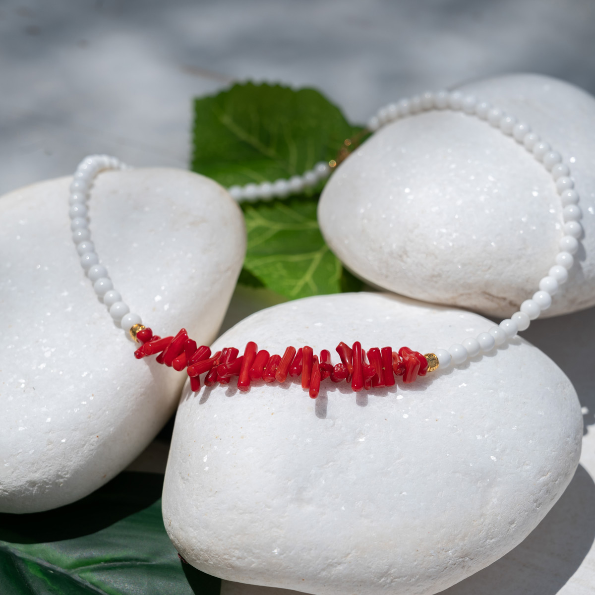 Κολιέ κοράλι 10022