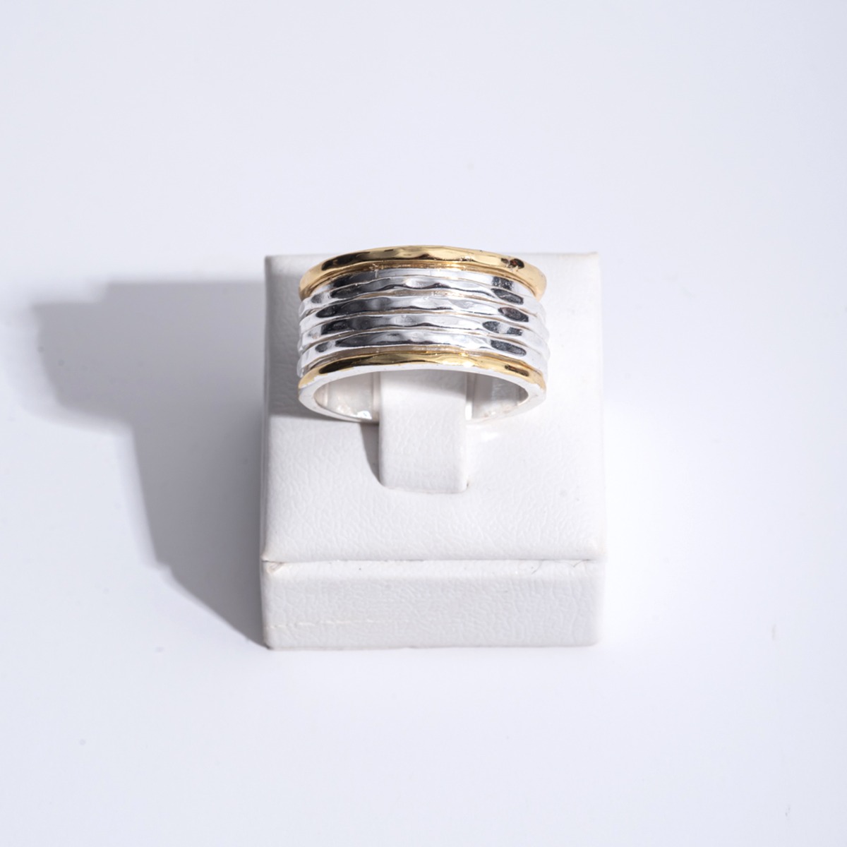 Δαχτυλίδι spinner δίχρωμο