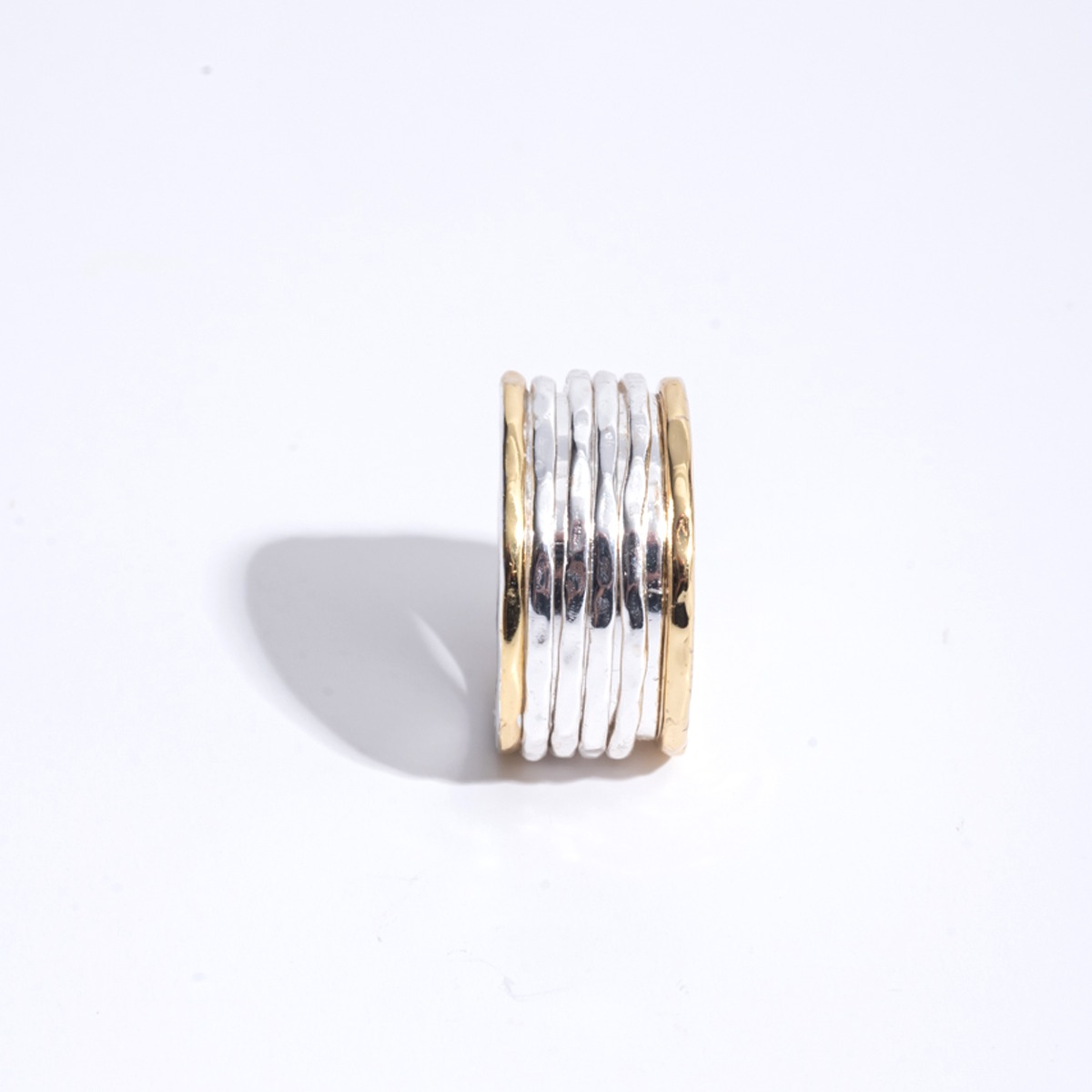 Δαχτυλίδι spinner δίχρωμο