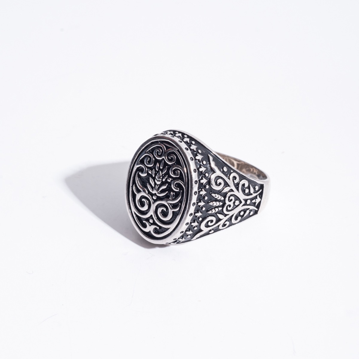 Δαχτυλίδι ασημένιο μαύρος όνυχας