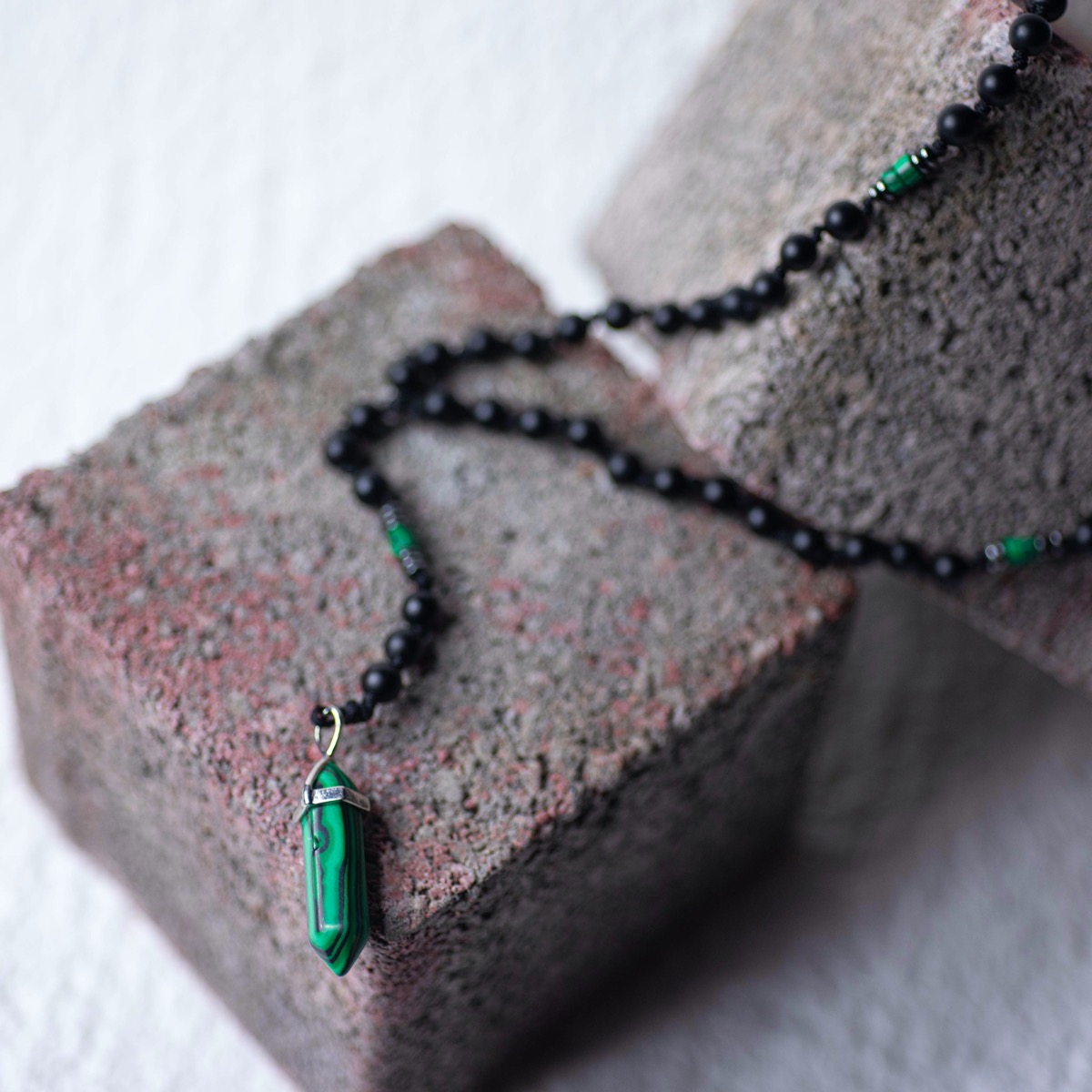 Κολιέ με Μαλαχίτη